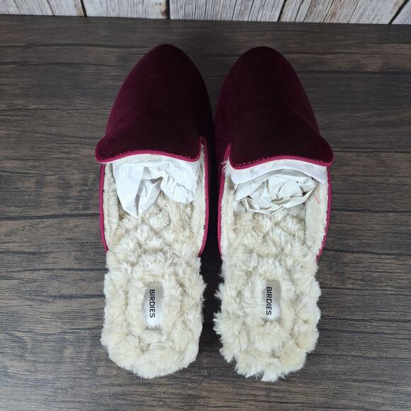 BIRDIES The Phoebe Wild Berry Slip On Slipper Mule Women's Sz 8.5 (Worn Once) - Picture 6 of 8